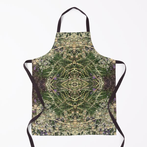 Item preview, Sea Holly Frolicking in the Summertime Botanics, Green and Gold II designed and sold by RoseAromas.