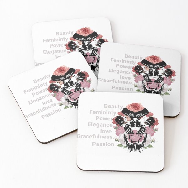 Item preview, lion flower active t-shirts  designed and sold by Artezia.