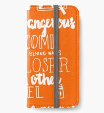 Walter Mitty Life Motto - White iPhone Wallet/Case/Skin