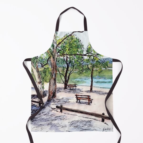 Item preview, Australian Scene - Lake Bellfield, Grampian Mountains, Vic, aus. designed and sold by Anne Huth.