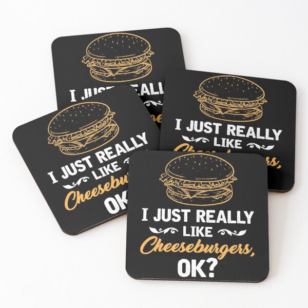 Item preview, I Just Really Like Cheeseburgers Funny Burgers designed and sold by topdesignarts.