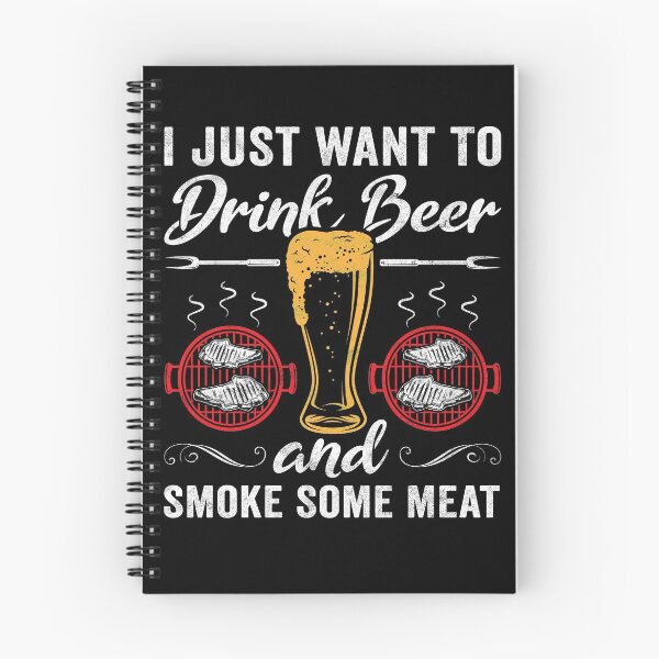Item preview, Drink Beer And Smoke Some Meat Funny BBQ Smoker designed and sold by topdesignarts.