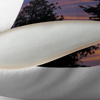 Alternate view of sunrise Throw Pillow