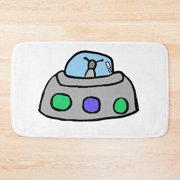 Item preview, A little alien in a little flying saucer  designed and sold by PyroPython.