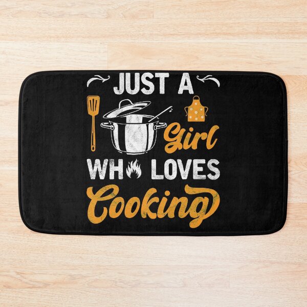 Item preview, Just a Girl Who Loves Cooking Cool Chef Girls designed and sold by topdesignarts.