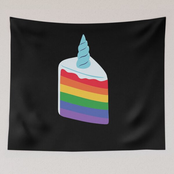Item preview, Cute Rainbow Cake Unicorn T-shirt  designed and sold by KananiandKiki.