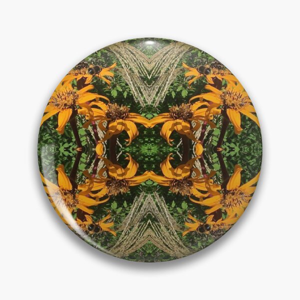 Item preview, Bumblebee Nimbly Alighting on Orange Daisies, Waterside Quartet in the Summertime Sun designed and sold by RoseAromas.