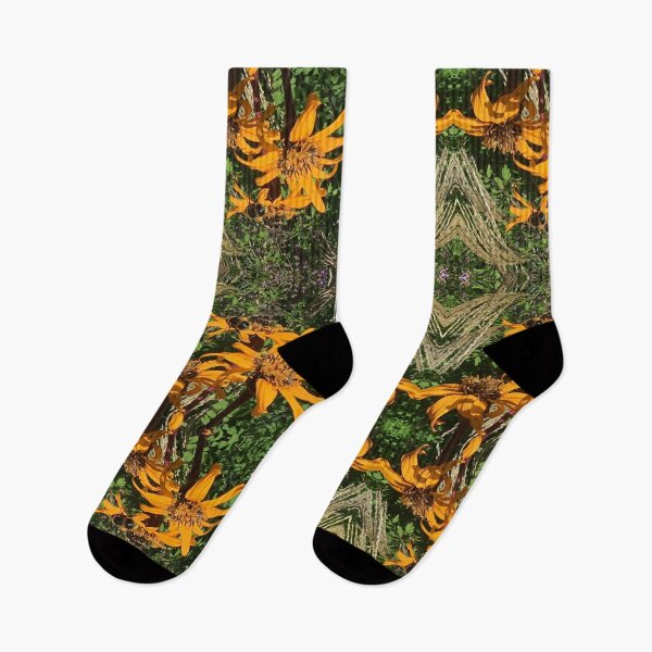 Item preview, Bumblebee Nimbly Alighting on Orange Daisies, Waterside Quartet in the Summertime Sun designed and sold by RoseAromas.