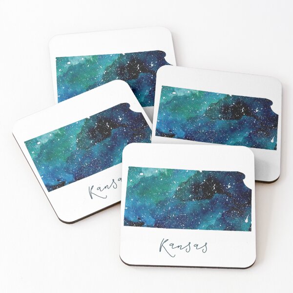 Item preview, Kansas Galaxy Watercolor Painting designed and sold by KathrinLegg.