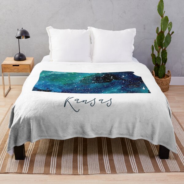 Item preview, Kansas Galaxy Watercolor Painting designed and sold by KathrinLegg.