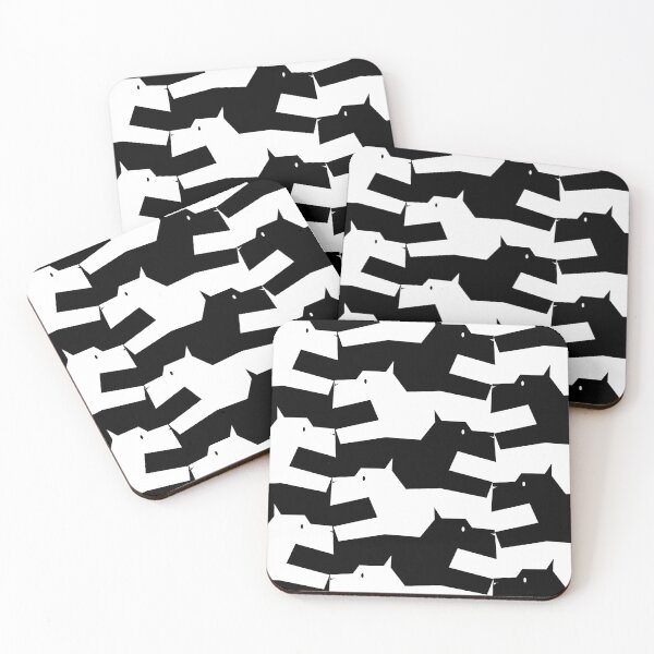 Item preview, Scottish Terrier Tessellation Pattern designed and sold by karinachowtime.