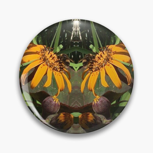 Item preview, Bee Love - Love Together in the Orange Daisies, Gathering Nectar designed and sold by RoseAromas.