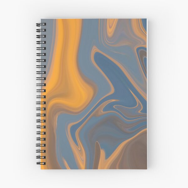 Item preview, Yellow Blue marble Liquid Artwork designed and sold by Repayh.