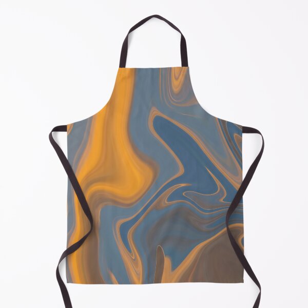 Item preview, Yellow Blue marble Liquid Artwork designed and sold by Repayh.