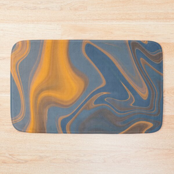 Item preview, Yellow Blue marble Liquid Artwork designed and sold by Repayh.