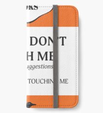 Vinilo o funda para iPhone Por favor no me toques
