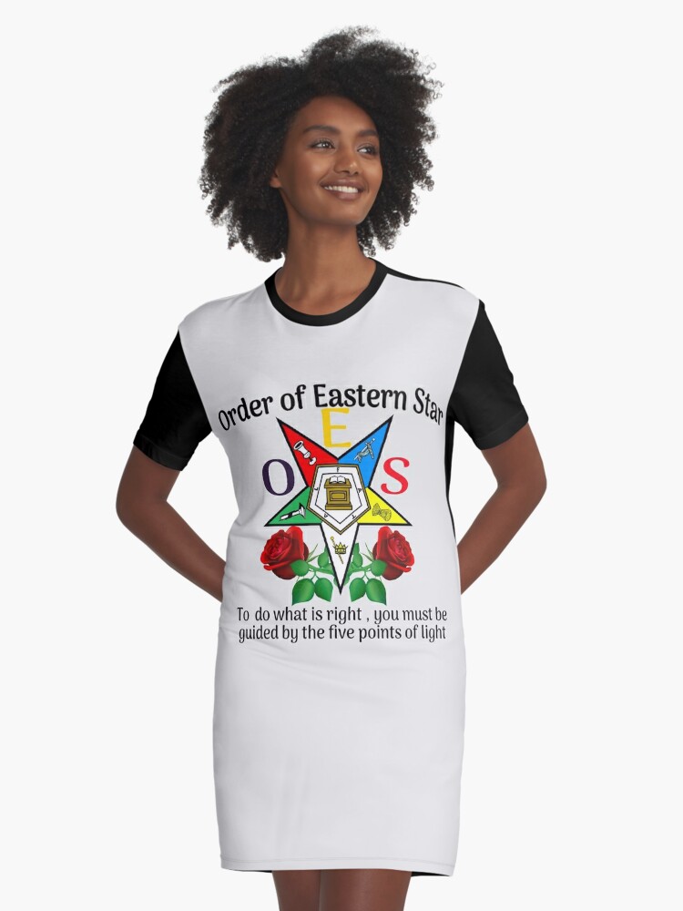 Order of the Eastern Star OES | Starry Baseball Jersey Dress