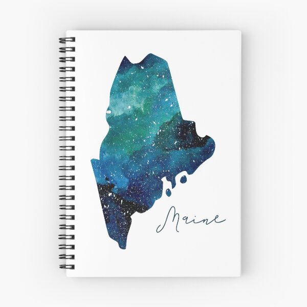 Item preview, Maine Galaxy Watercolor Painting designed and sold by KathrinLegg.