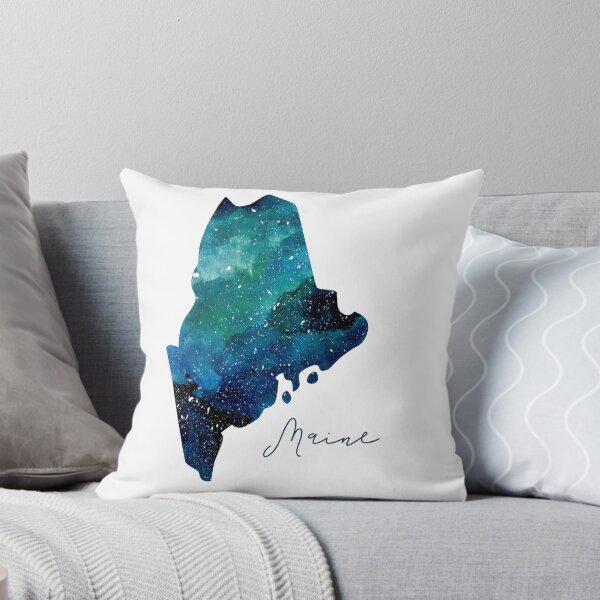 Item preview, Maine Galaxy Watercolor Painting designed and sold by KathrinLegg.