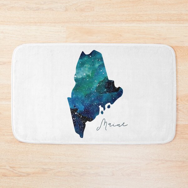 Item preview, Maine Galaxy Watercolor Painting designed and sold by KathrinLegg.