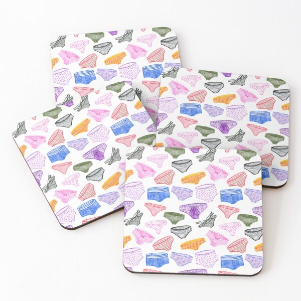 Item preview, Cute funny panties pattern designed and sold by TanyaMakesART.
