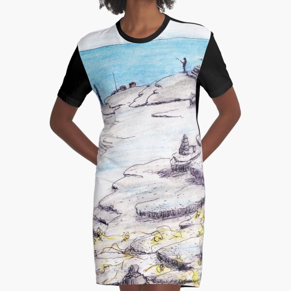 Australian Scene - Karumba, Gulf of Carpentaria, Qld, Aus Graphic T-Shirt Dress
