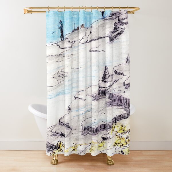 Australian Scene - Karumba, Gulf of Carpentaria, Qld, Aus Shower Curtain