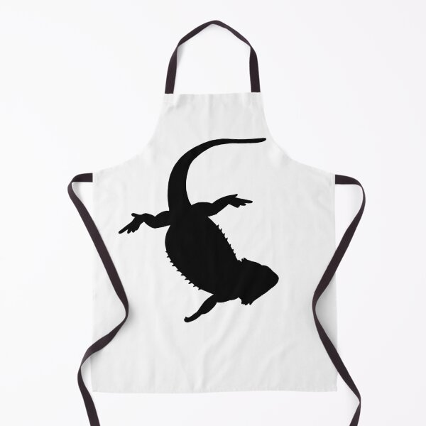 Item preview, Bearded Dragon Swim Silhouette designed and sold by PrileyRileyArt.