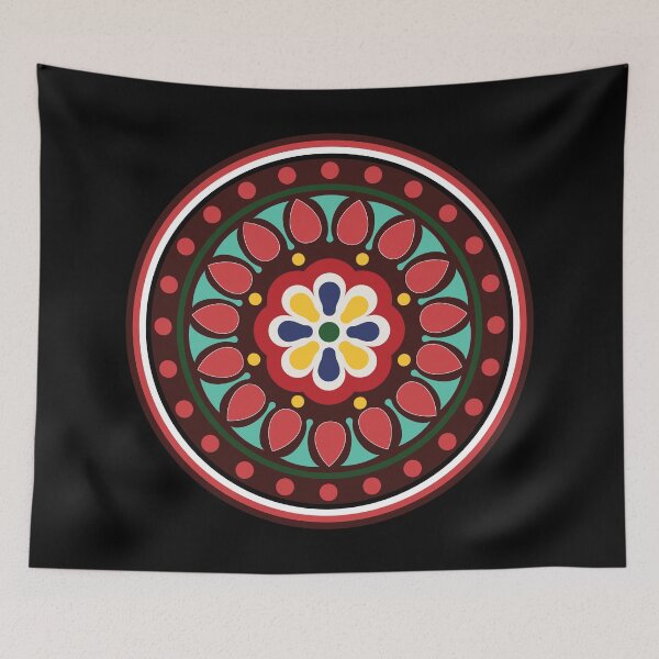 Item preview, Korean Traditional Pattern Style on Black BG designed and sold by FollowtheOrigin.