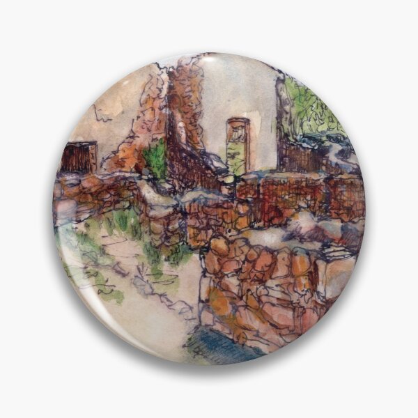 Item preview, Australian Scene - Kanyaka Homestead Ruins, Flinders Ranges, SA, Aus. designed and sold by Anne Huth.