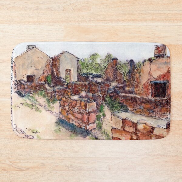 Item preview, Australian Scene - Kanyaka Homestead Ruins, Flinders Ranges, SA, Aus. designed and sold by Anne Huth.