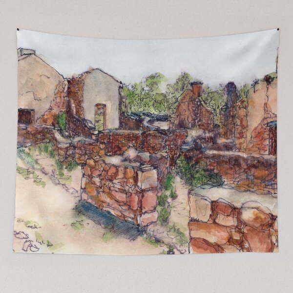 Item preview, Australian Scene - Kanyaka Homestead Ruins, Flinders Ranges, SA, Aus. designed and sold by Anne Huth.