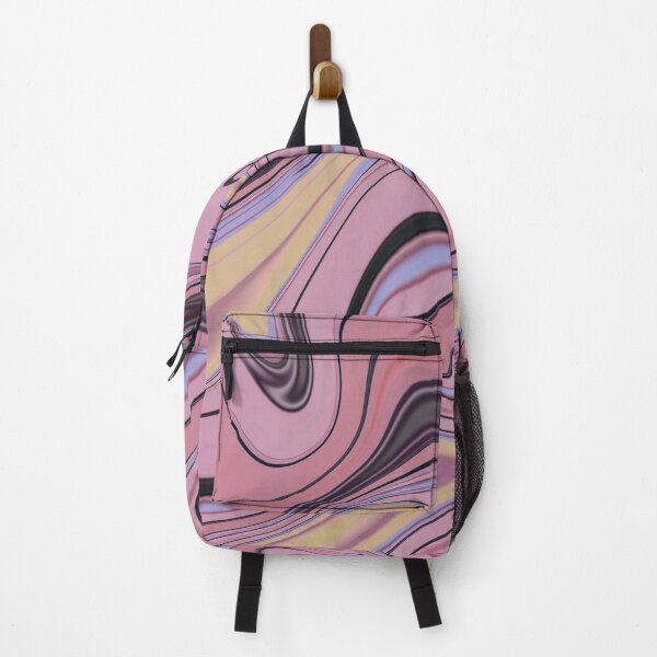 Item preview, Pink Rainbow Marble Liquid Artwork designed and sold by Repayh.