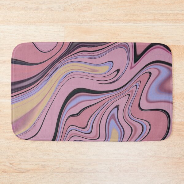 Item preview, Pink Rainbow Marble Liquid Artwork designed and sold by Repayh.