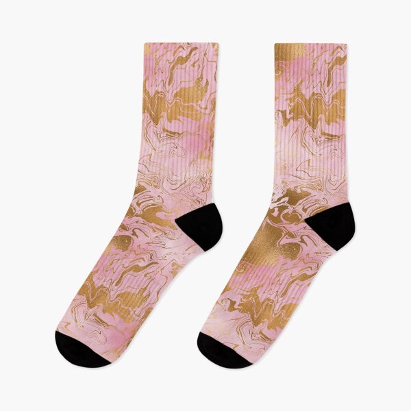 Item preview, Gold And Light Pink Swirls designed and sold by WOW TeesAndThings.