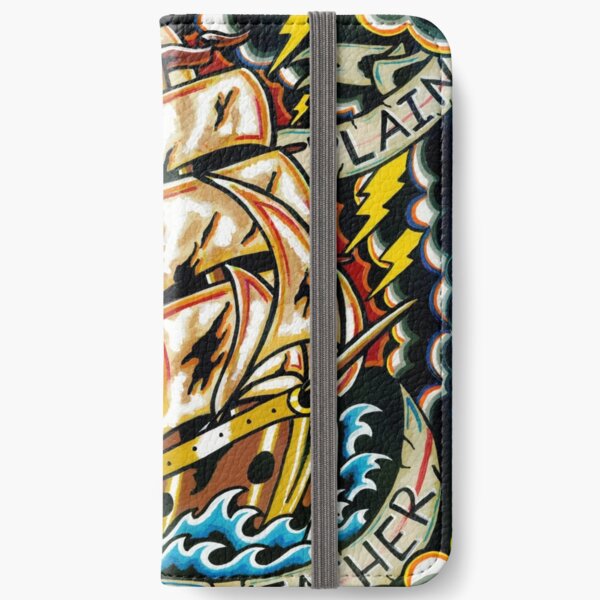 One Fine Day of Plain Sailing Weather iPhone Wallet