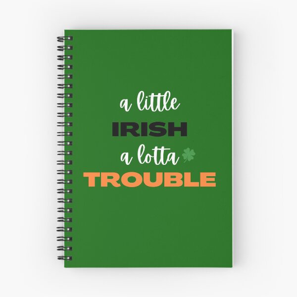 Item preview, A Little Irish, A Lotta Trouble designed and sold by ElleBeeCreation.
