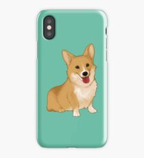 Cute smiling corgi iPhone Case