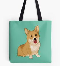 Cute smiling corgi Tote Bag