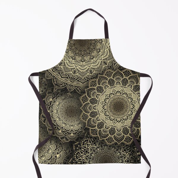 Item preview, Golden Mandala Wallpaper designed and sold by KreaKat.