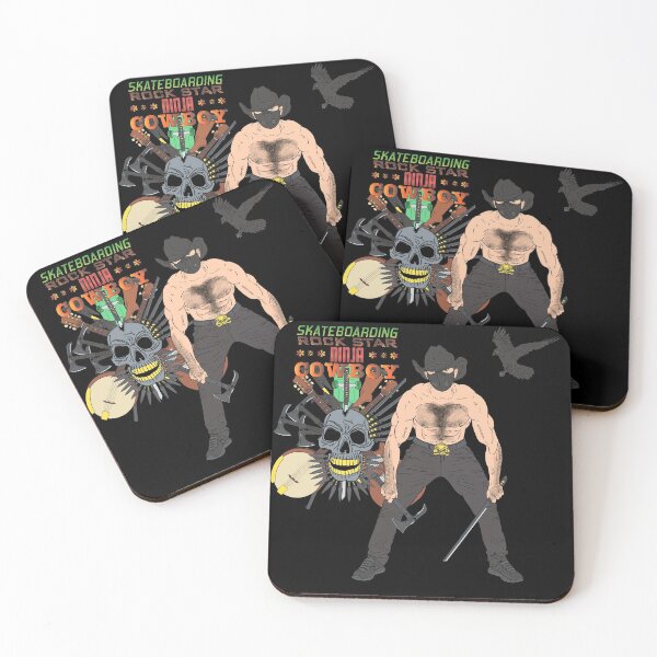 Item preview, Ninja Cowboy Slayer with Skull Title designed and sold by Marty Boff.