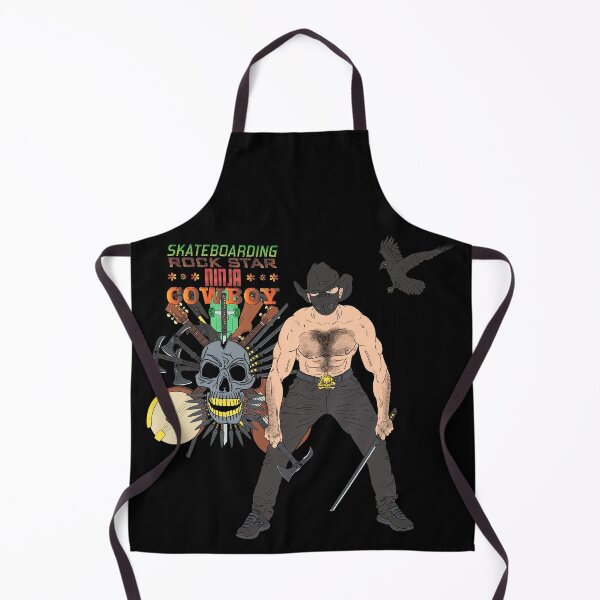 Item preview, Ninja Cowboy Slayer with Skull Title designed and sold by Marty Boff.