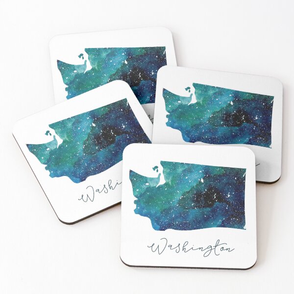 Item preview, Washington Galaxy Watercolor Painting designed and sold by KathrinLegg.