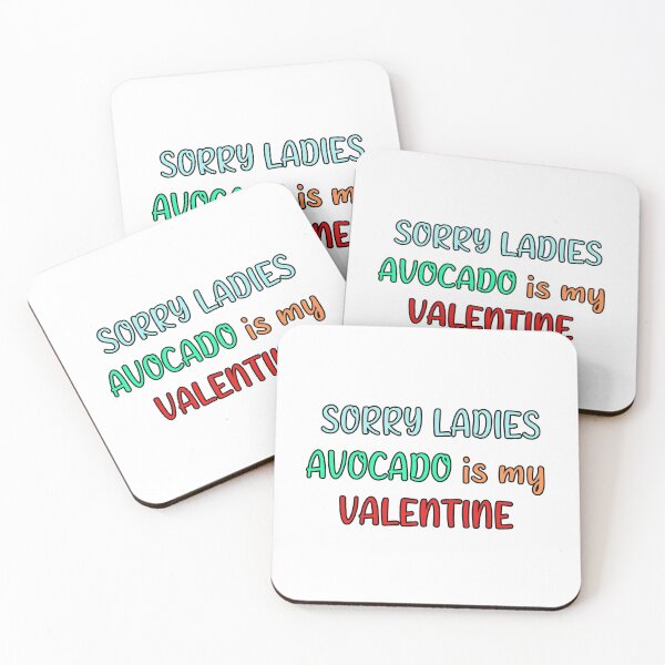 Item preview, Avocado is my valentine designed and sold by Catsloversdotme.