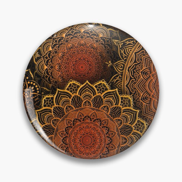 Item preview, Orange Mandala collection designed and sold by KreaKat.