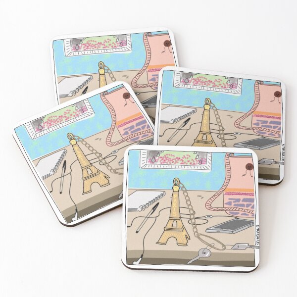 Item preview, Paris on a keychain designed and sold by Matildailus11.