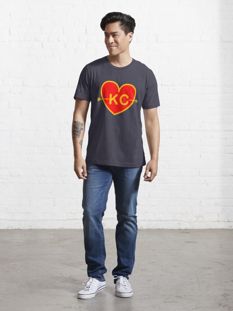 KC Arrowhead Heart Unisex T-shirt 