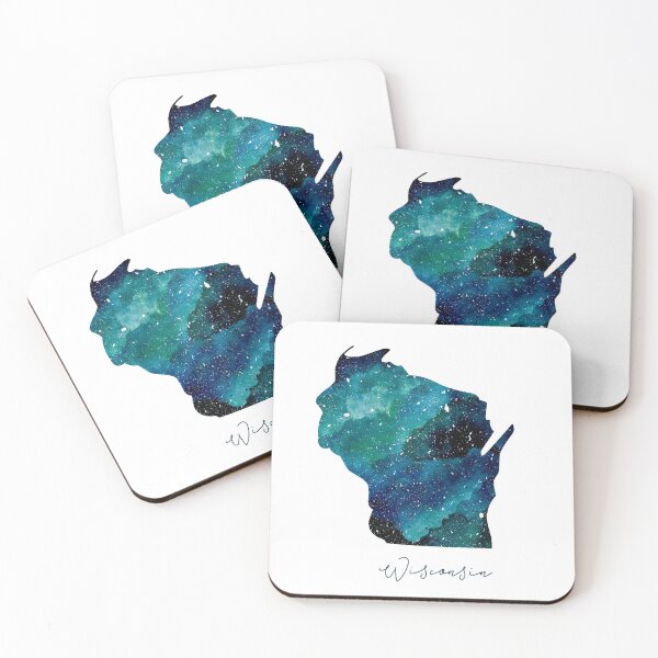 Item preview, Wisconsin Galaxy Watercolor Painting designed and sold by KathrinLegg.