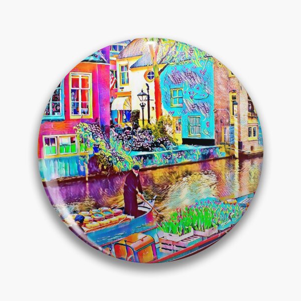 Item preview, Cheese Market day in Alkmaar designed and sold by EkaArtShop.