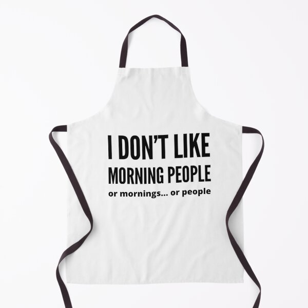Item preview, Not a morning person or a peoples person funny sayings and quotes designed and sold by ashdenent.
